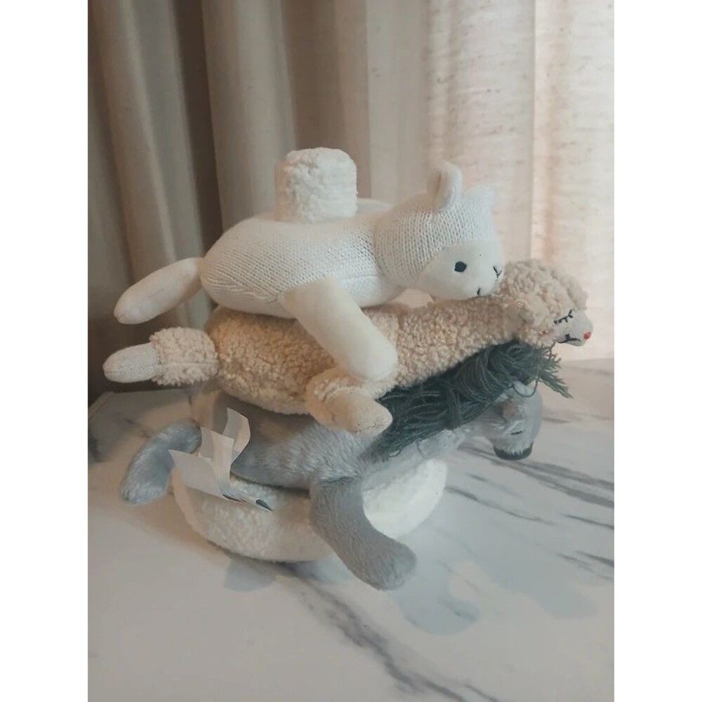 Pottery Barn Kids Barnyard Animal Plush Stacker